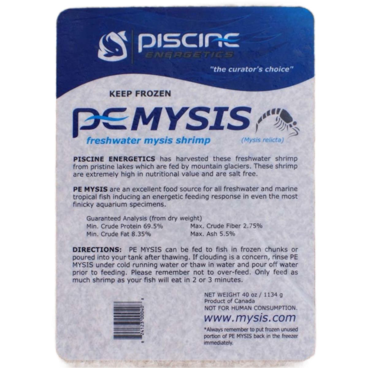 PE Mysis 40 oz – Reeflifeaquariums.com