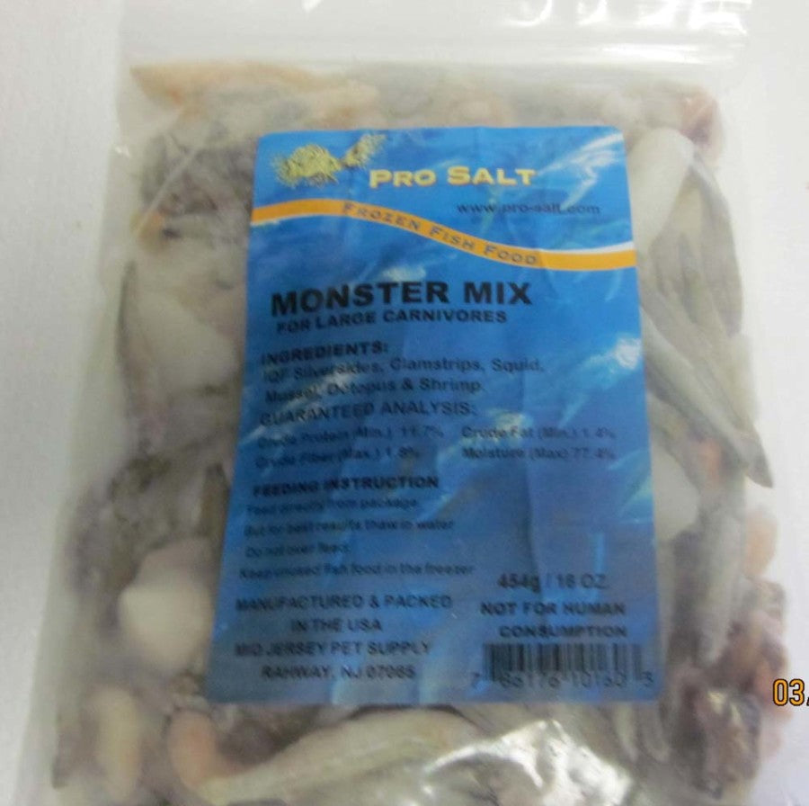 Monster Mixed Fish Food 16 oz